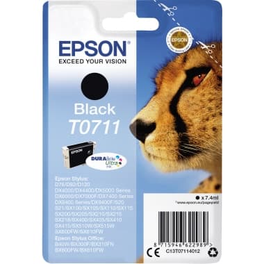Epson Tintenpatrone T0711 7,4ml schwarz