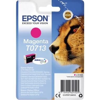 Epson Tintenpatrone T0713 5,5ml magenta