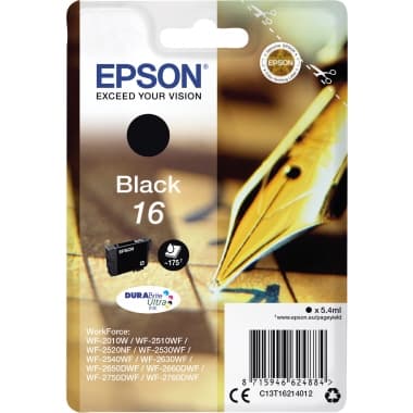 Epson Tintenpatrone 16 5,4ml schwarz