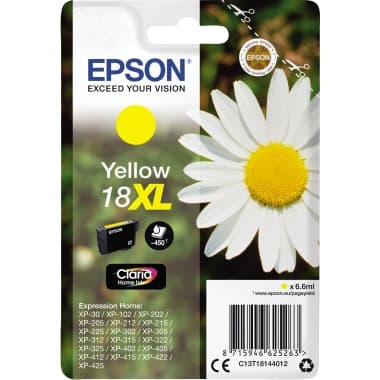 Epson Tintenpatrone 18XL 6,6ml gelb