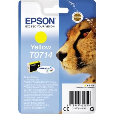 Epson Tintenpatrone T0714 5,5ml gelb