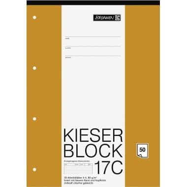 Brunnen Kieserblock A4 50Bl Lin21 lin