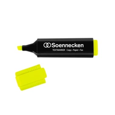 Soennecken Textmarker 2-5mm Keilspitze gelb