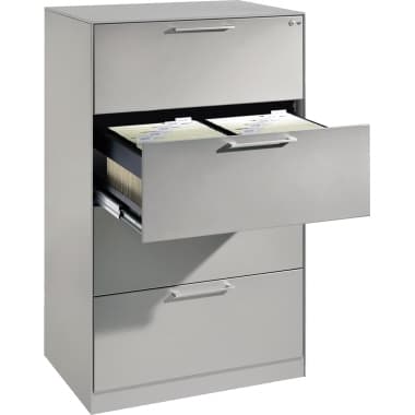 C+P Hängeregistratur-Schrank Asisto A4 2bahnig lgr/lgr