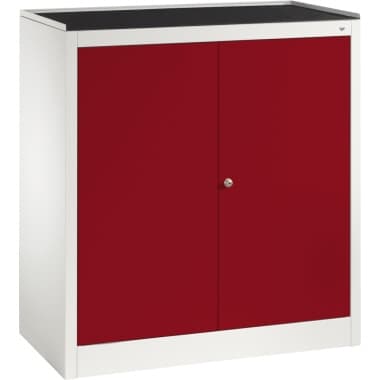 C+P Werkzeug-Beistellschrank 2Böden lgr/rrt
