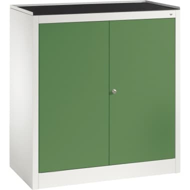 C+P Werkzeug-Beistellschrank 2Böden lgr/rgn