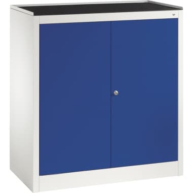 C+P Werkzeug-Beistellschrank 2Böden lgr/ebl