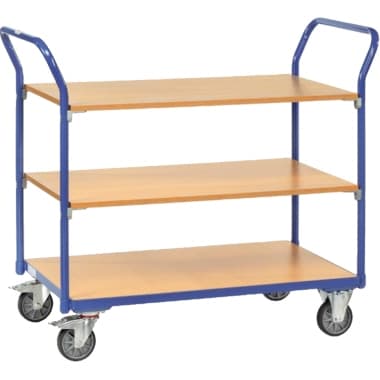 fetra Tischwagen Ladefläche 1.000x600mm blau