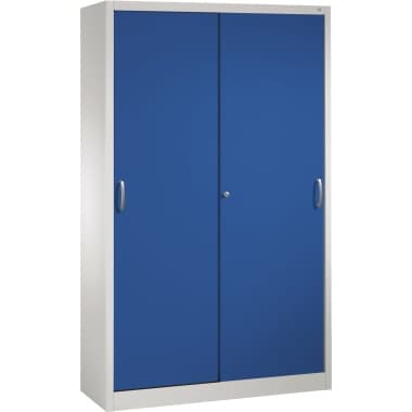 C+P Werkzeugschrank 4Böden 1950x1200x400mm lgr/ebl
