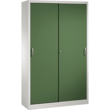 C+P Werkzeugschrank 4Böden 1950x1200x400mm lgr/rgn