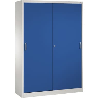 C+P Werkzeugschrank 8Böden 1950x1600x500mm lgr/ebl