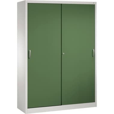 C+P Werkzeugschrank 8Böden 1950x1600x500mm lgr/rgn