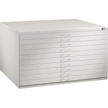 C+P Flachablageschrank 760x1350x960mm lgr