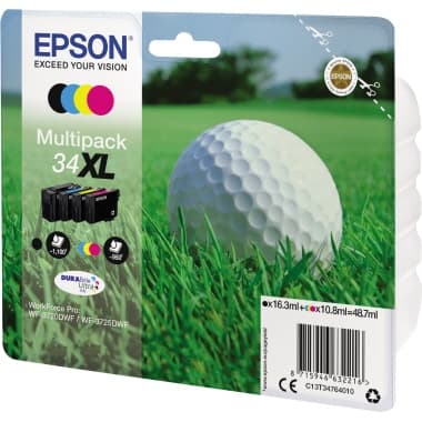 Epson Tintenpatrone 34XL sw/c/m/y 4St