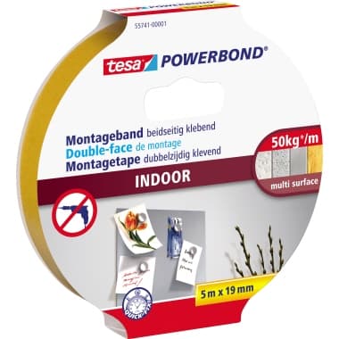 tesa Montageband Powerbond Indoor 19mmx5m