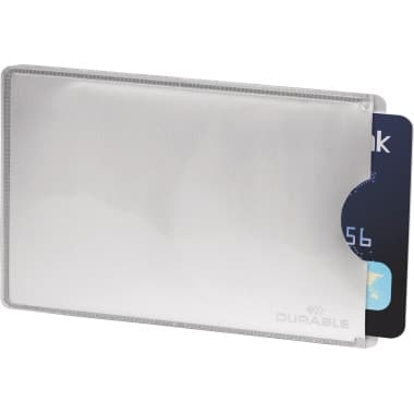 Durable Kartenschutzhülle 54x86mm RFID Schutz si 10 St.