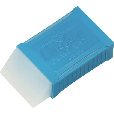Läufer Radierer Plast L-125 48x24x11mm