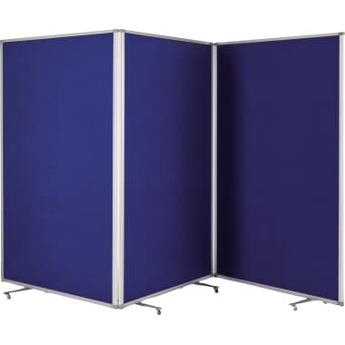 magnetoplan Raumteiler 3- teilig Filz bl