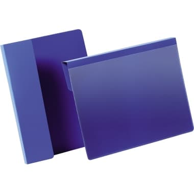 Durable Kennzeichnungs- Tasche A5 quer d.bl 50St.