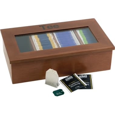 APS Teebox Holz rotbraun