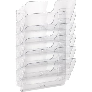 Durable Prospekthalter FLEXIPLUS A4 quer 6Fächer tr