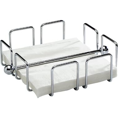 APS Serviettenhalter 19x19cm Metall verchromt