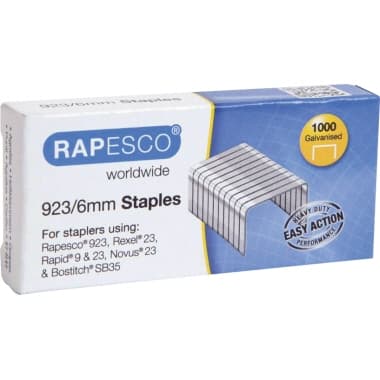 Rapesco Heftklammern 923/6 verzinkt