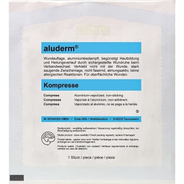 aluderm Kompresse 10x10cm