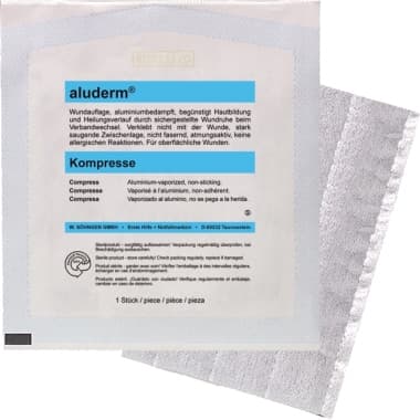 aluderm Kompresse einzeln 10x15cm