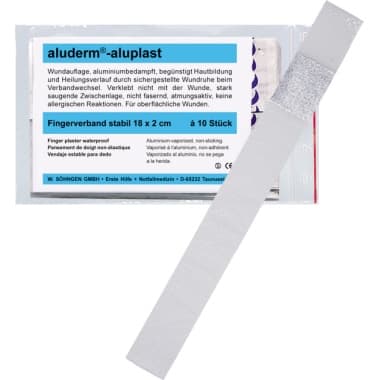 aluderm Fingerverband 18x2cm 10 St./Pack.