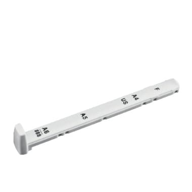 Leitz Anschlagschiene NeXXt 136mm Kunststoff hellgrau