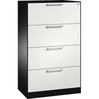 C+P Hängeregistratur-Schrank Asisto A4 2bahnig sgr/rws