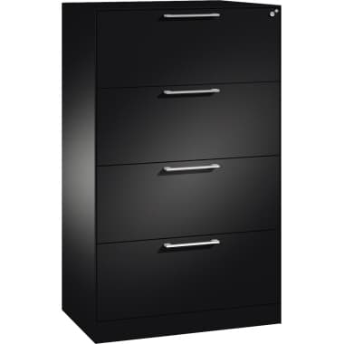 C+P Hängeregistratur-Schrank Asisto A4 2bahnig sgr/sgr