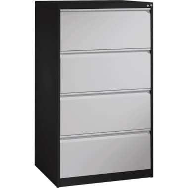 C+P Hängeregistratur-Schrank Acurado A4 4Schübe sgr/lgr