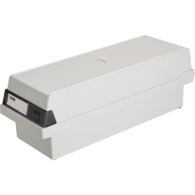 HAN Karteikasten DIN A7 quer max. 1300Karten PS lichtgrau