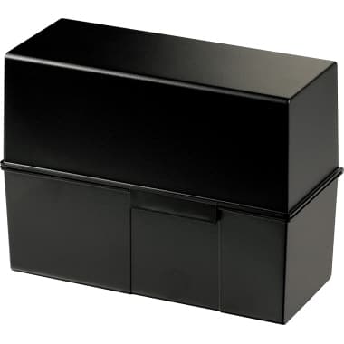 HAN Karteikasten DIN A5 quer max. 450Karten PS sw