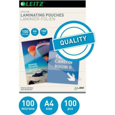Leitz Laminierfolie DIN A4 100mic 100 St./Pack.
