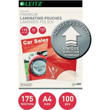 Leitz Laminierfolie A4 UDT 175mic gk 100 St.