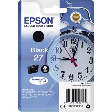 Epson Tintenpatrone 27 6,2ml schwarz
