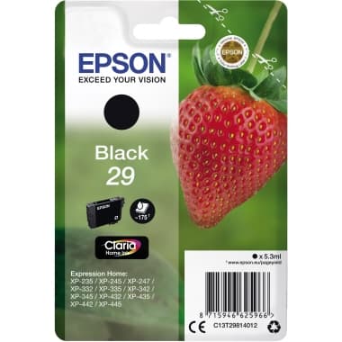 Epson Tintenpatrone 29 5,3ml schwarz