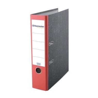 Soennecken Ordner DIN A4 80mm Pappe rot