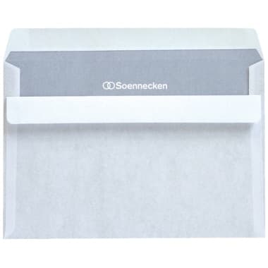 Soennecken Briefhülle C6 75g oF sk weiß 25St