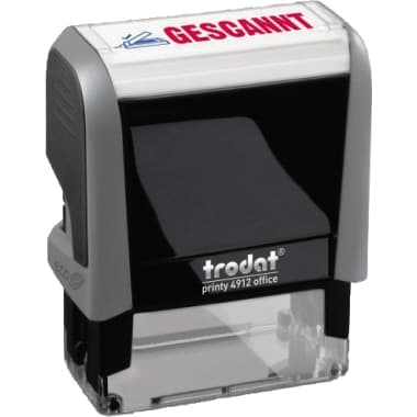 trodat Textstempel Printy 4912 GESCANNT 47x18mm bl/rt