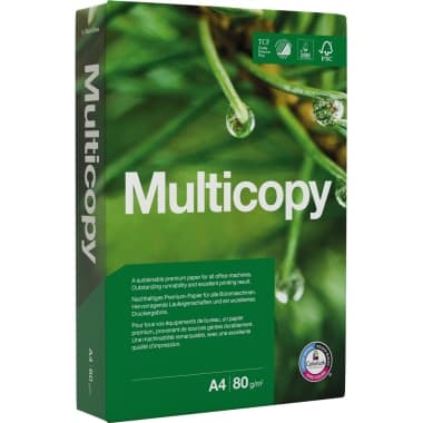 Multicopy Kopierpapier A4 80g 500Bl.