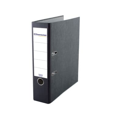 Soennecken Ordner DIN A4 80mm Pappe schwarz