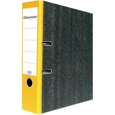 Soennecken Ordner DIN A4 80mm Pappe gelb