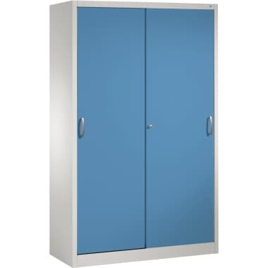 C+P Werkzeugschrank Schiebetür 195x120x60cm lgr