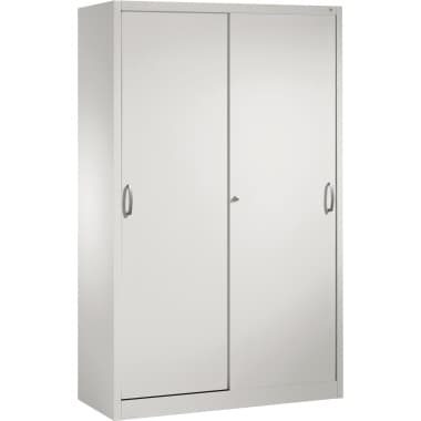 C+P Werkzeugschrank 195x120x60cm Schiebetür lgr