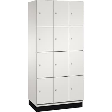 C+P Fächerschrank Sockel 12Fächer B900mm lgr/lgr