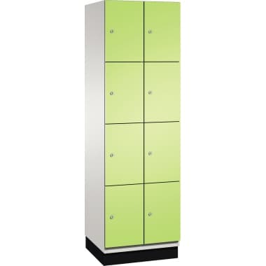 C+P Fächerschrank Sockel 8Fächer B600mm lgr/cgn
